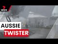 Bunbury tornado caught on camera ripping through buildings  7 news australia