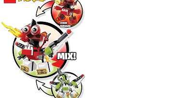 Niksput Burnard MIX Instructions LEGO MIXELS Series 4