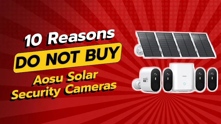 DON'T BUY AOSU Solar Security Cameras Before Watching This Video! 🚫📹