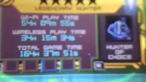 Metroid Prime Hunters: My Hunter Liscence