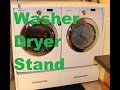 Washer and Dryer Stand - with detergent dispenser feature!