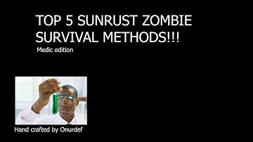 Sunrust Zombie Survival - Rocky Balboa Method: Medic edition
