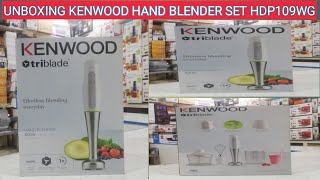 Unboxing Review & Testing of Kenwood Tri-blade Hand Blender 