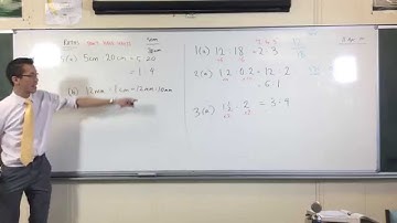 Simplifying Ratios Involving Units