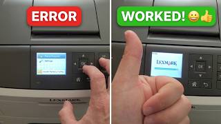 All Lexmark Invalid Factory Configuration Error Solution All Lexmark Invalid Factory Configuration Error Solution