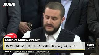 SIN MUAMERA ZUKORLIĆA TVRDI: Otac mi je otrovan, imamo dokaze