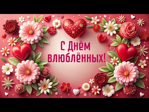С Днём влюблённых! ❤️ С Днём Святого Валентина! 💝 Валентинка. #деньвлюбленных