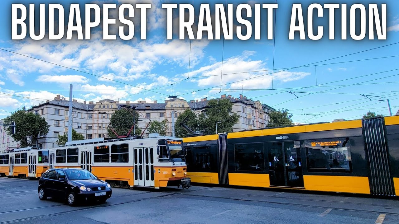 Public Transportation at Work in Budapest Enjoying City in Motion