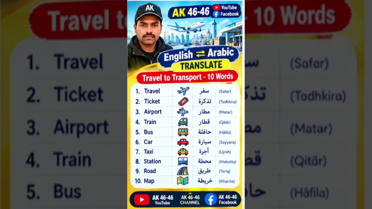English to Arabic Translator | Easy Arabic Learning 🗣️📚