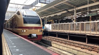 653系K70編成東北新幹線運転見合わせの救済臨時快速仙台行きが上野駅に到着するシーン