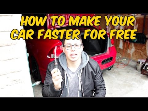 HOW TO MAKE YOUR CAR FASTER FOR FREE!!! - YouTube