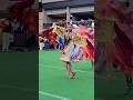 Womens fancy Dancer Okimawiskwew Gadwa 🪶🧡 #indigenous #powwow #fancy #dance #beauty #culture #fpy