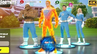 Fantastic Four Squads Match - Fortnite Chapter 6 Season 3 4K 60Fps
