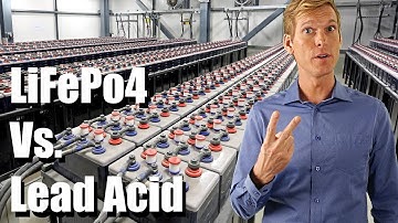 Lifepo4 Vs. Lead Acid - 4 step comparison // Lithium Iron Phosphate Vs. FLA // Li-ion // LFP