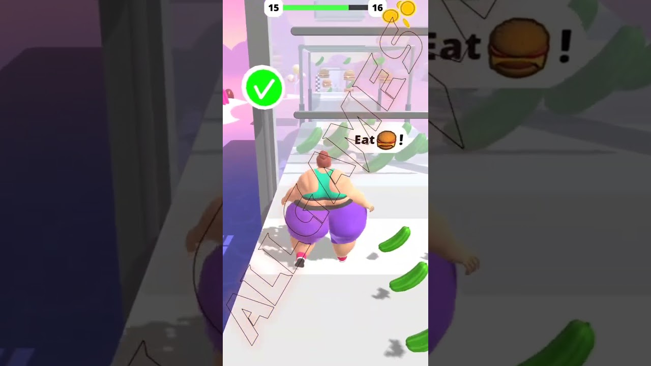 Fat 2 Fit LVL 11 to LVL 20 Part 3 Gameplay FUN GAME 