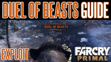 Far Cry Primal Duel of Beasts Exploit | Easy Completion Trick | Tensay | Mammoth Rhino Cheat | Tips