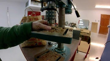 How to shell/crack pecans on the drill press