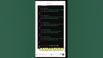 How I Created This Animation with ChatGPT and React #chatgpt #reactjstutorial #tailwindcss