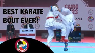 The BEST Karate Bout of all time! | WORLD KARATE FEDERATION screenshot 1