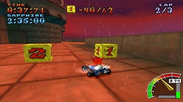 Crash Team Racing - Relic Race(Platinum) - Cortex Castle