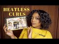 Heatless Curls On Straightened Type 4 Natural Hair | Wrap, Snap, &amp; Go Curlers