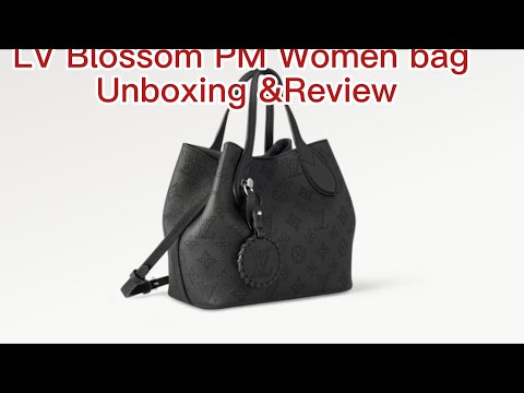 LV Louis Vuitton blossom PM New Releases Women's Bags M21848 black Unboxing  and Review 