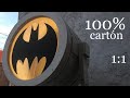 Batiseñal tamaño real, 100% cartón | escala 1:1 | DIY batsignal