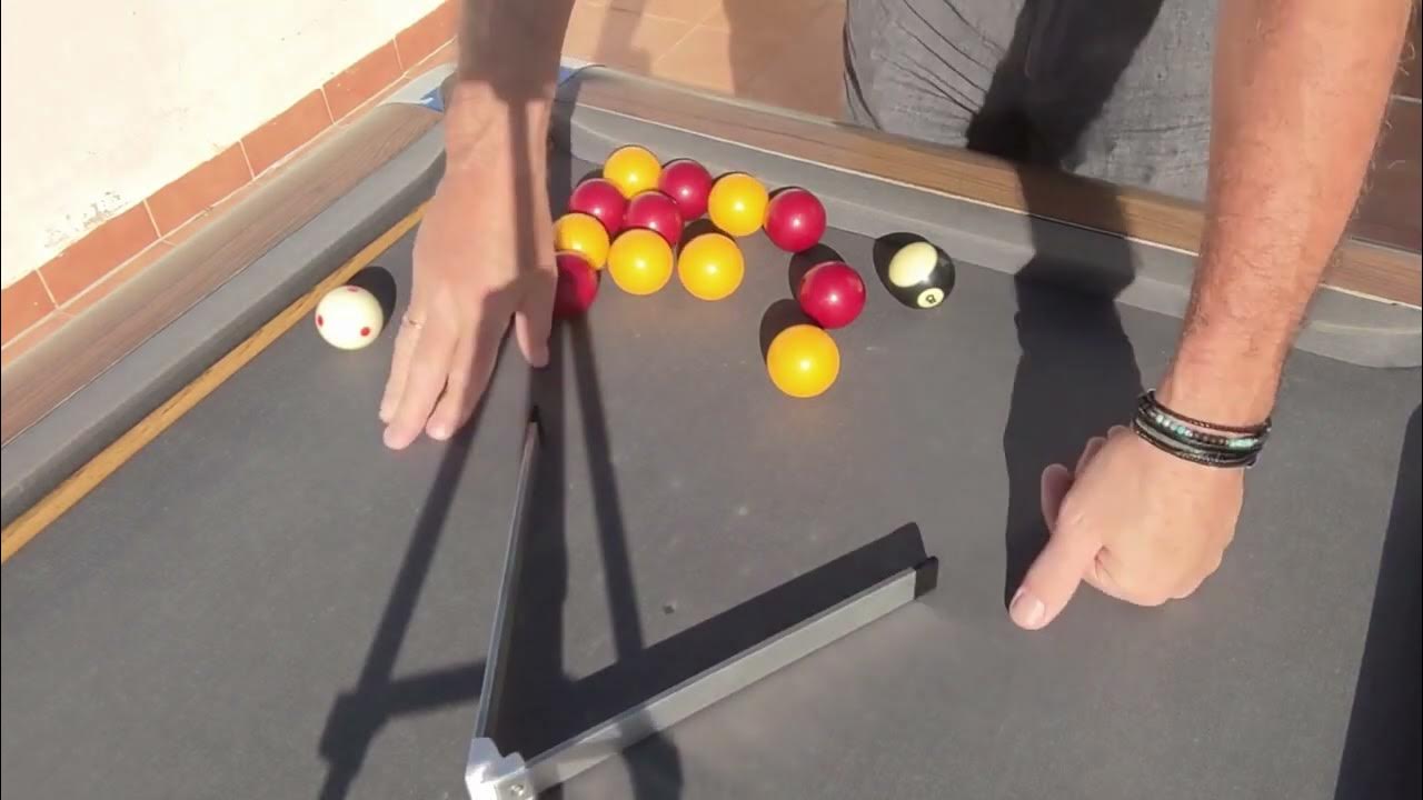 Racking the balls. (8 Ball Pool) 146 YouTube