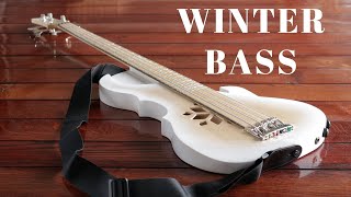 Making a semi-hollow neck-through winter bass guitar