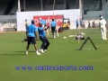 Rahul Dravid Practicing On Crazy Catch Nets