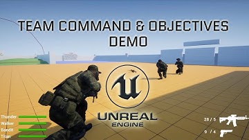 Team Commands & Objectives Demo - Unreal Engine 5 (UE5) - Blind Eye Studios