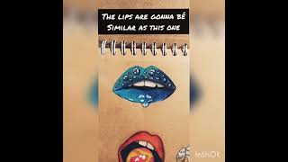 How to make pinterest/#tik tok lips (sushi lips)