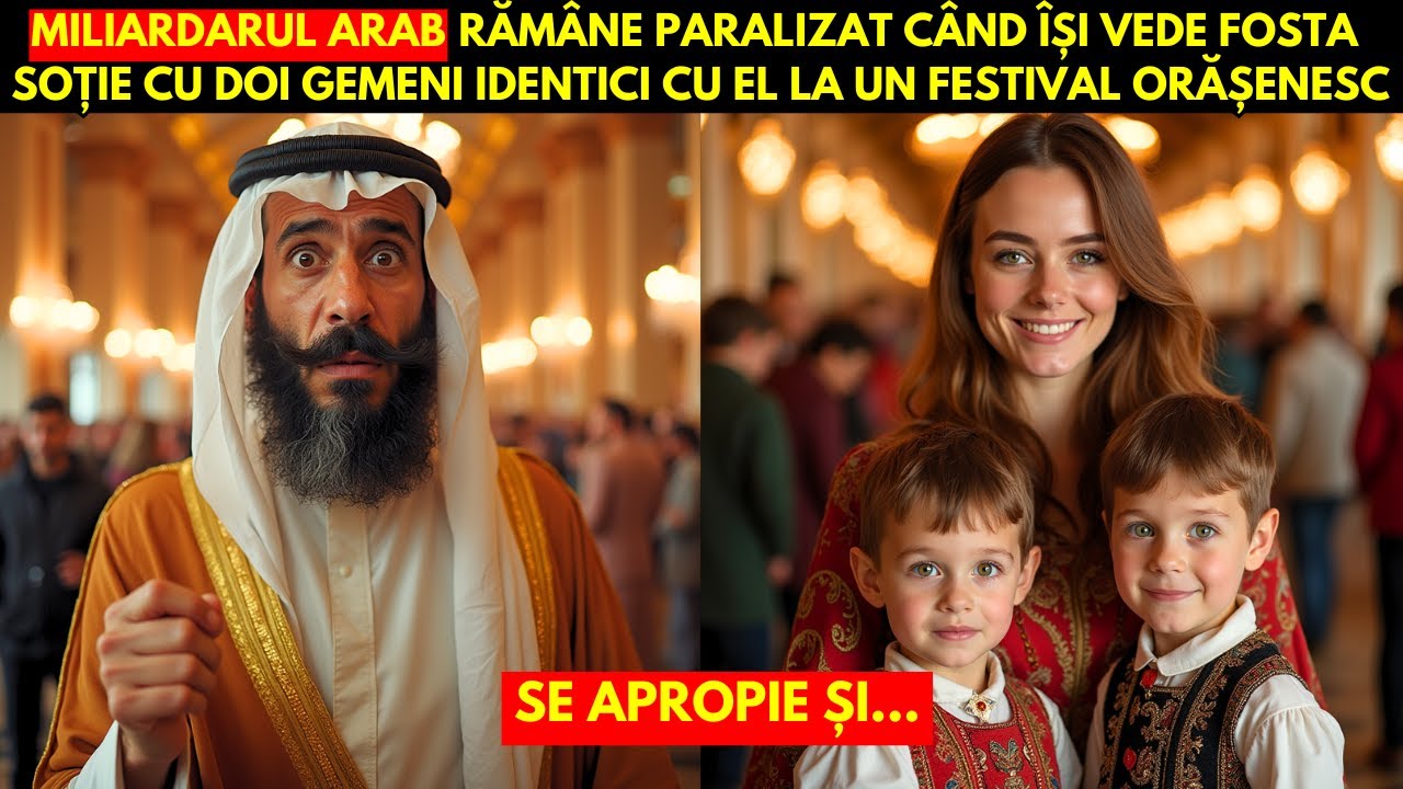 MILIARDARUL ARAB RĂMÂNE PARALIZAT CÂND ÎȘI VEDE FOSTA SOȚIE CU DOI GEMENI IDENTICI CU EL LA UN...