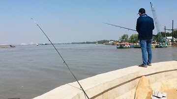 Câu cá giao lưu, bờ kè An thới đông Cần giờ