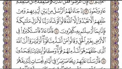 سورة فصلت الشيخ ياسر الدوسري صفحة ٤٧٨