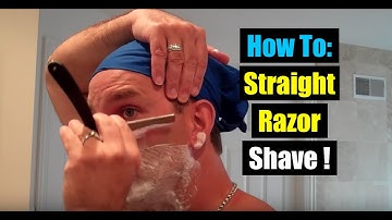 Learn How To Shave with a Straight Razor Quick Tutorial #straight #razor #shaving #howto @geofatboy