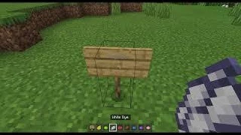 How to Color Sign Text (Minecraft)