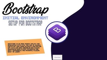 Bootstrap | Initial Environment Setup for bootstrap