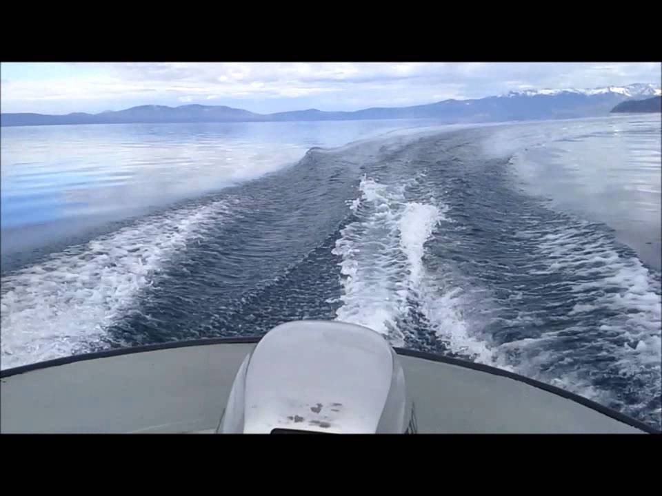 Tugger mini tugboat at Tahoe January 2015