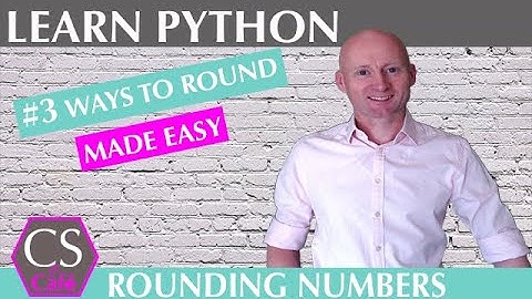 ROUNDING NUMBERS IN PYTHON: Simple way to round without rounding up and two methods of rounding up.