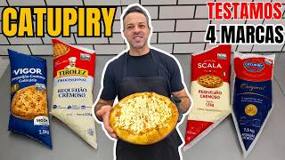 TESTE DE CATUPIRY: QUAL MARCA É A MELHOR PARA PIZZA? TESTAMOS 4 MARCAS DE CATUPIRY NA PIZZARIA