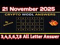 Binance Word of the Day Answer Today 21 November 2025 | Binance Pool theme | All Letter Answer Today