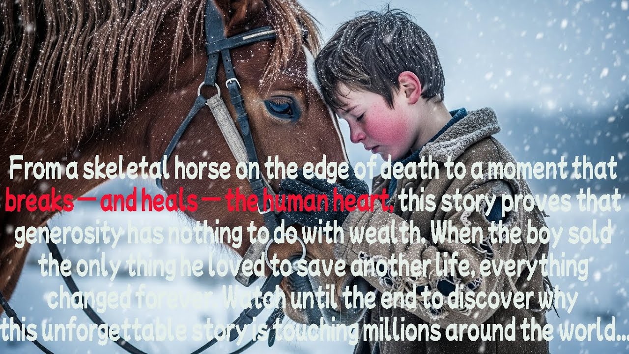 He Sold the Only Toy He Had for a Starving Horse… What Followed Was Heartbreaking!