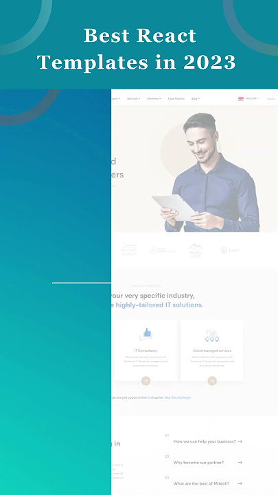 5 Best React Templates #reactjs #ecommercetemplate