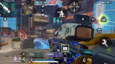 10x digital scope gameplay in Apex legends mobile