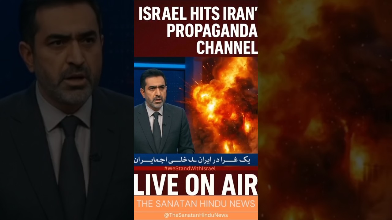 Israel Bombs Iranian TV LIVE! | 
