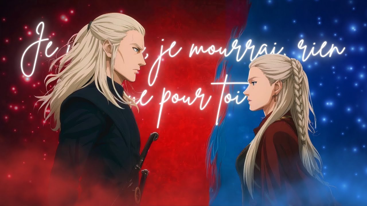 Fan Animation ♪ Je vivrai, je mourrai, rien que pour toi ♪ Daemon & Rhaenyra (Original French Song)