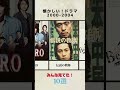 懐かしい2000年代前半のドラマ