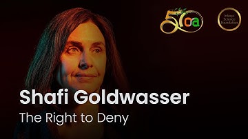 Right to Deny - Lecture by Shafi Goldwasser at IISc, Bangalore