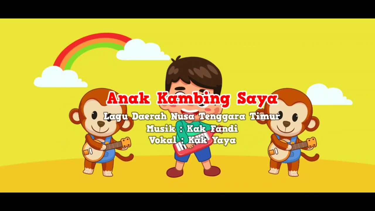 Lagu Anak Lagu Daerah Anak Kambing Saya - YouTube